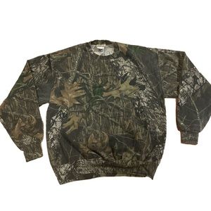 Vintage Camo Oversized Crewneck